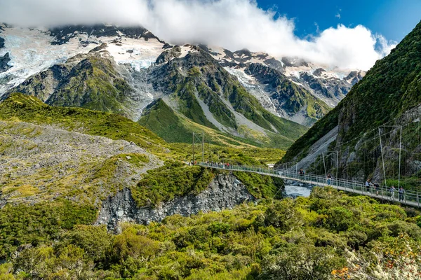 Vägen Till Mountain Cook — Stockfoto