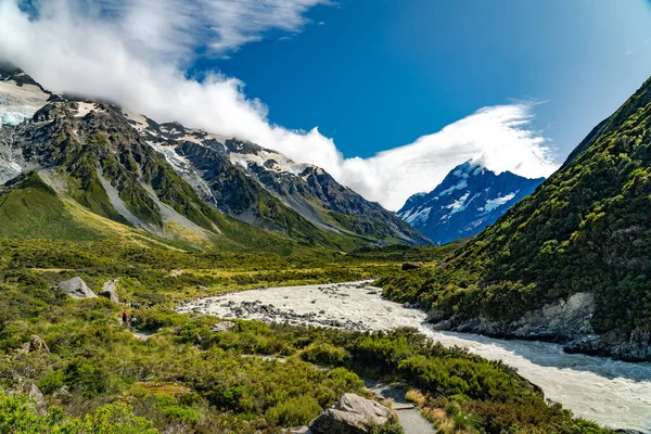 Weg Naar Mountain Cook — Stockfoto