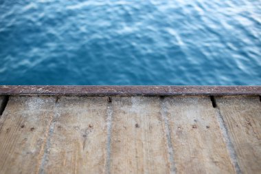 Pier deniz ile yakın çekim