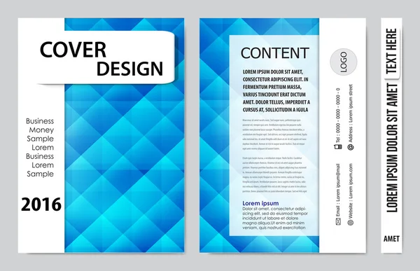 Cover Buch Präsentation Design Vorlage Hintergrund — Stockvektor
