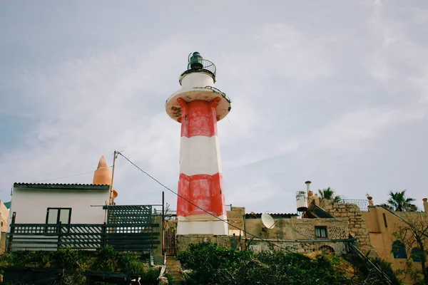 港の灯台の建物タワー — ストック写真