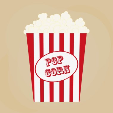 Kaş arka plan, sinema, film ve eğlence kavramı üzerinde dökülen patlamış mısır