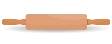 ahşap üzerine beyaz izole iç mutfak oklava yaptı