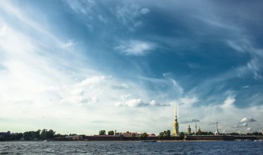 St. Petersburg Peter ve Paul kale görünümü