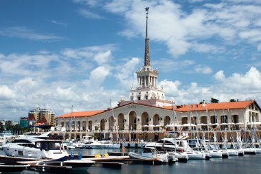 Yaz aylarında Sochi Limanı