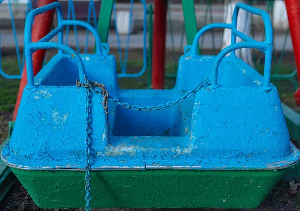 Culla Parte Della Vecchia Ruota Panoramica Sovietica Parco Divertimenti — Foto Stock