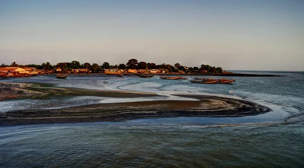 Mündung des Flusses Gambia — Stockfoto