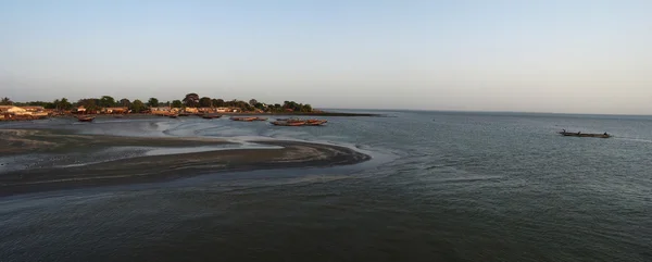 Estuary of Gambia river — Stock Photo, Image