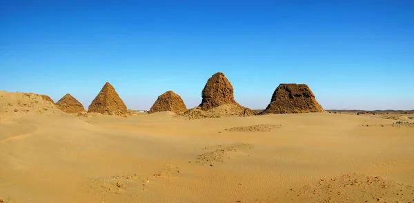 Nuri piramisok, Napata, Szudán — Stock Fotó