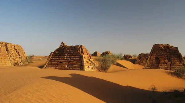 Пирамиды Мероэ — стоковое фото