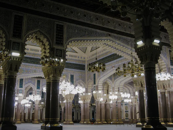 Intérieur de la mosquée Saleh, Sanaa, Yémen — Photo