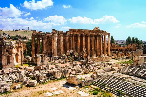 Ruinas del templo de Baco. Baalbek, Líbano — Foto de Stock