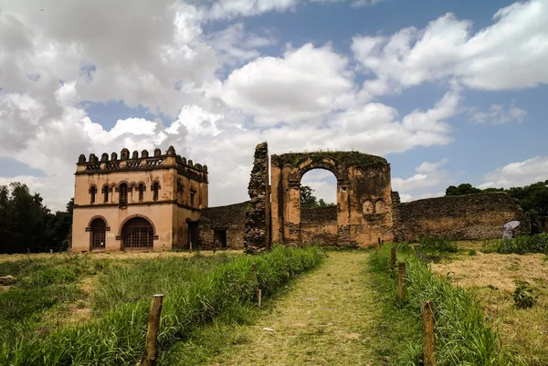 Fasilidas palácio em Fasil Ghebbi local Gonder — Fotografia de Stock