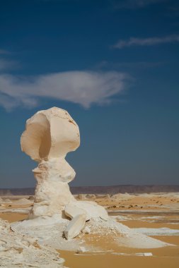 Soyut doğa beyaz çöl, Sahara Mısır Heykel Sergisi