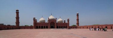 Prayer Hall of Badshahi or Imperial Mosque, Lahore Pakistan clipart
