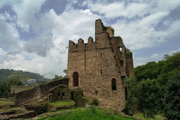 Palace of Iyasu, grandson Fasilidas in Fasil Ghebbi site Gonder — Stock Photo, Image
