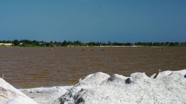 Rose Gölü Dakar Senegal tuz madenciliği