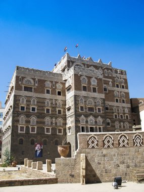 Sanaa müzeye, geleneksel ev Yemen görüntülemek