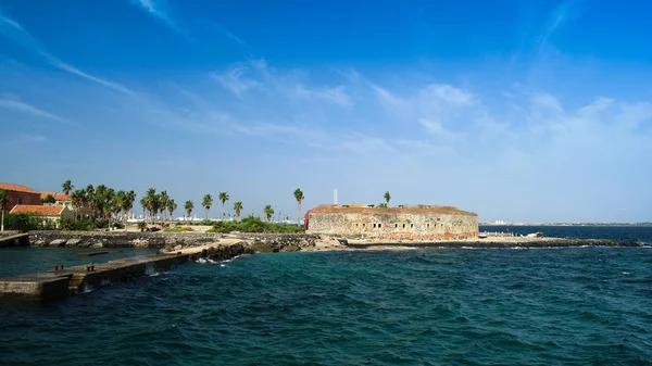 Otroctví pevnost na ostrově Gorée, Dakar Senegal — Stock fotografie