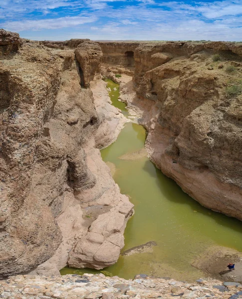 Sesriem Kanion Tsauchab rzeki, Sossusvley Namibia — Zdjęcie stockowe