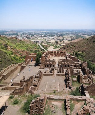 Takht-i-Bhai Parthian archaeological site and Buddhist monastery Pakistan clipart
