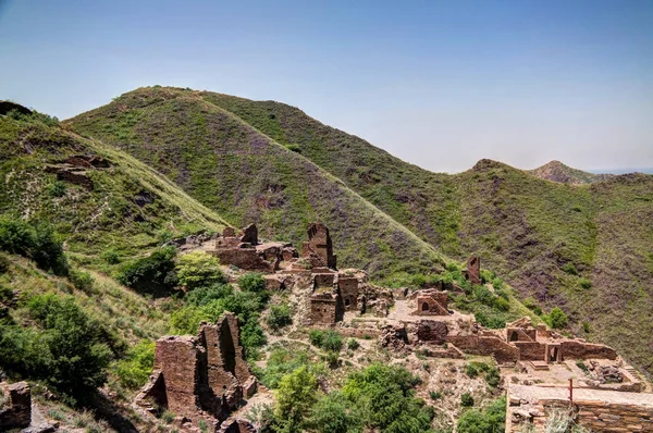 Takht-i-Teleki pártus régészeti lelőhely, valamint a buddhista kolostor Pakisztán — Stock Fotó