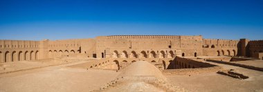 Çatı görünümü, Al-Ukhaidir kale Karbala Irak yakın