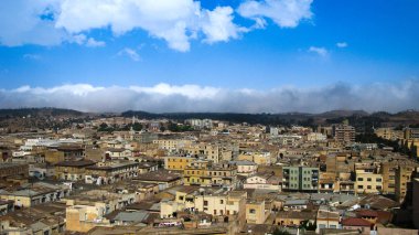 Asmara sermaye Eritre havadan görünümü