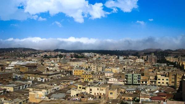 Vista aérea para Asmara capital da Eritreia — Fotografia de Stock