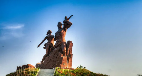 África Monumento renascentista, Dakar, Senegal — Fotografia de Stock