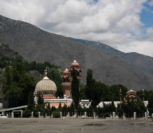 Mezquita Chitral, provincia de Khyber Pakhtunkhwa, Pakistán — Foto de Stock