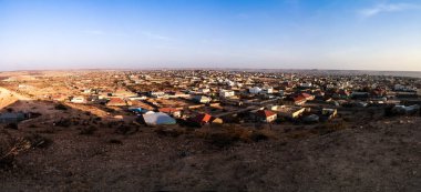 Hargeisa, Somaliland Somali en büyük şehir için havadan görünümü