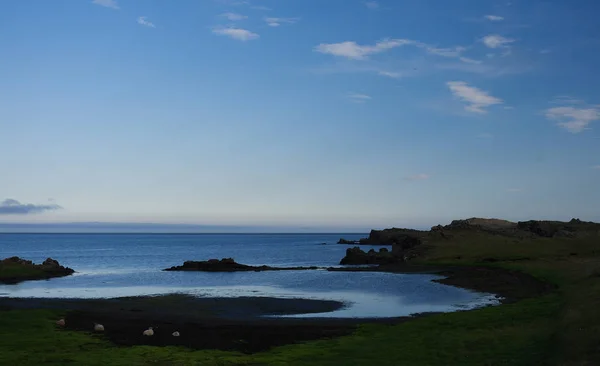 Panorama de Hornafjordur et Stokksnes Est de l'Islande — Photo