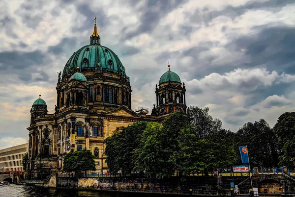 Exterior view to Berlin Cathedral, Germany — Stock Photo, Image