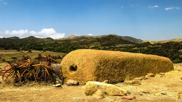 Ruiner i Keskese arkeologiska plats, Eritrea — Stockfoto