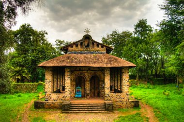Debre Birhan Selassie kilise Gondar Etiyopya
