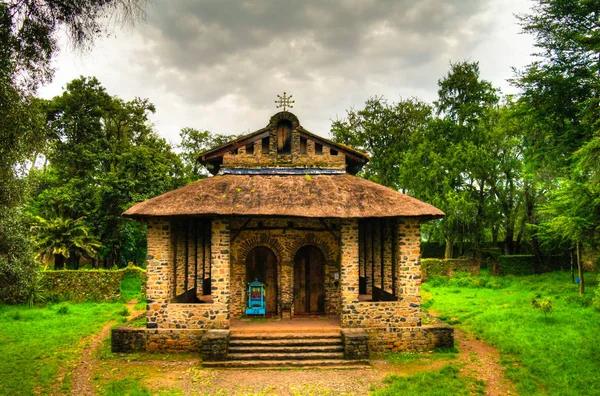 Debre Birhan Selassie Chiesa di Gondar Etiopia — Foto Stock