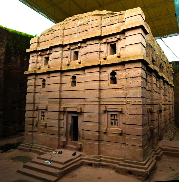 Iglesia de Bete Amanuel, Lalibela, Etiopía —  Fotos de Stock