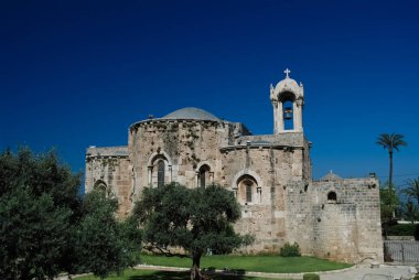 Haçlı seferleri döneminden kalma kilise St John-Mark, Byblos, Lübnan