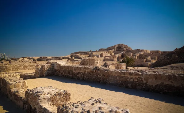 Ruins of Qalat fort near Manama, Bahrain — Stock Photo, Image