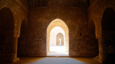 Al-Ukhaidir kale Ukhaider Kerbela, Irak yakın aka Sarayı Abbasi iç görünüm