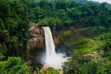 Nkam Nehri, Kamerun, Ekom şelale çağlayan Ana Panoraması