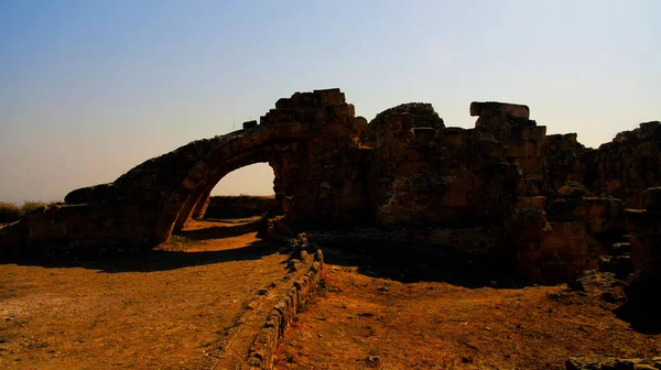 Antiguas ruinas de Salamina, Famagusta, Chipre del Norte —  Fotos de Stock