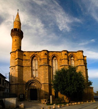 Dış görünümüne Haydarpaşa Cami cami, Lefcosa, Kıbrıs