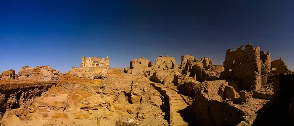 Ruinas del templo del Oráculo de Amón, oasis de Siwa, Egipto — Foto de Stock