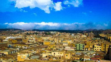Asmara sermaye Eritre havadan görünümü