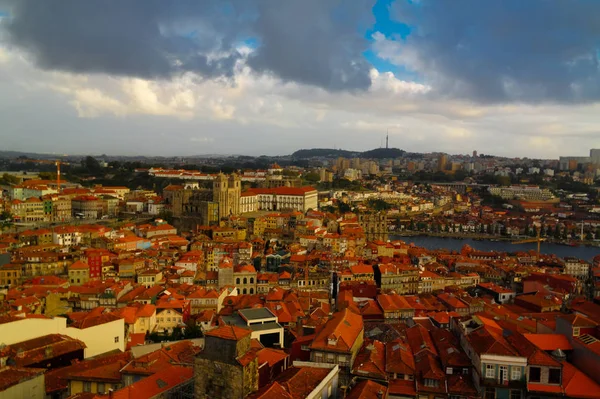 Panorama vista aérea para Porto Portugal — Fotografia de Stock