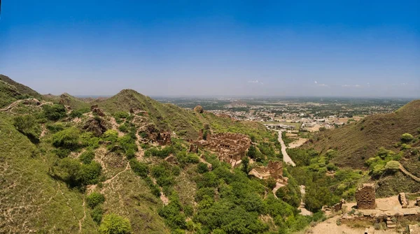 Taht-i-Bhai Pers sit alanı ve Budist manastır Pakistan — Stok fotoğraf