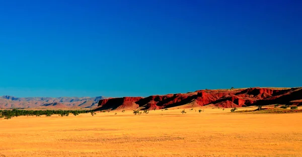 Skamieniałe wydmy na zachód słońca na Pustyni Namib — Zdjęcie stockowe