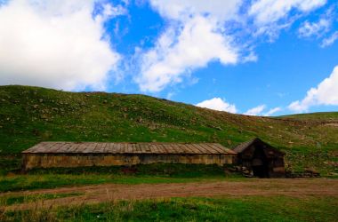 Orbelian'ın Kervansaray aka Sulema Kervansaray Selim, kalıntıları görünümüne geçmek, en Dzor, Ermenistan